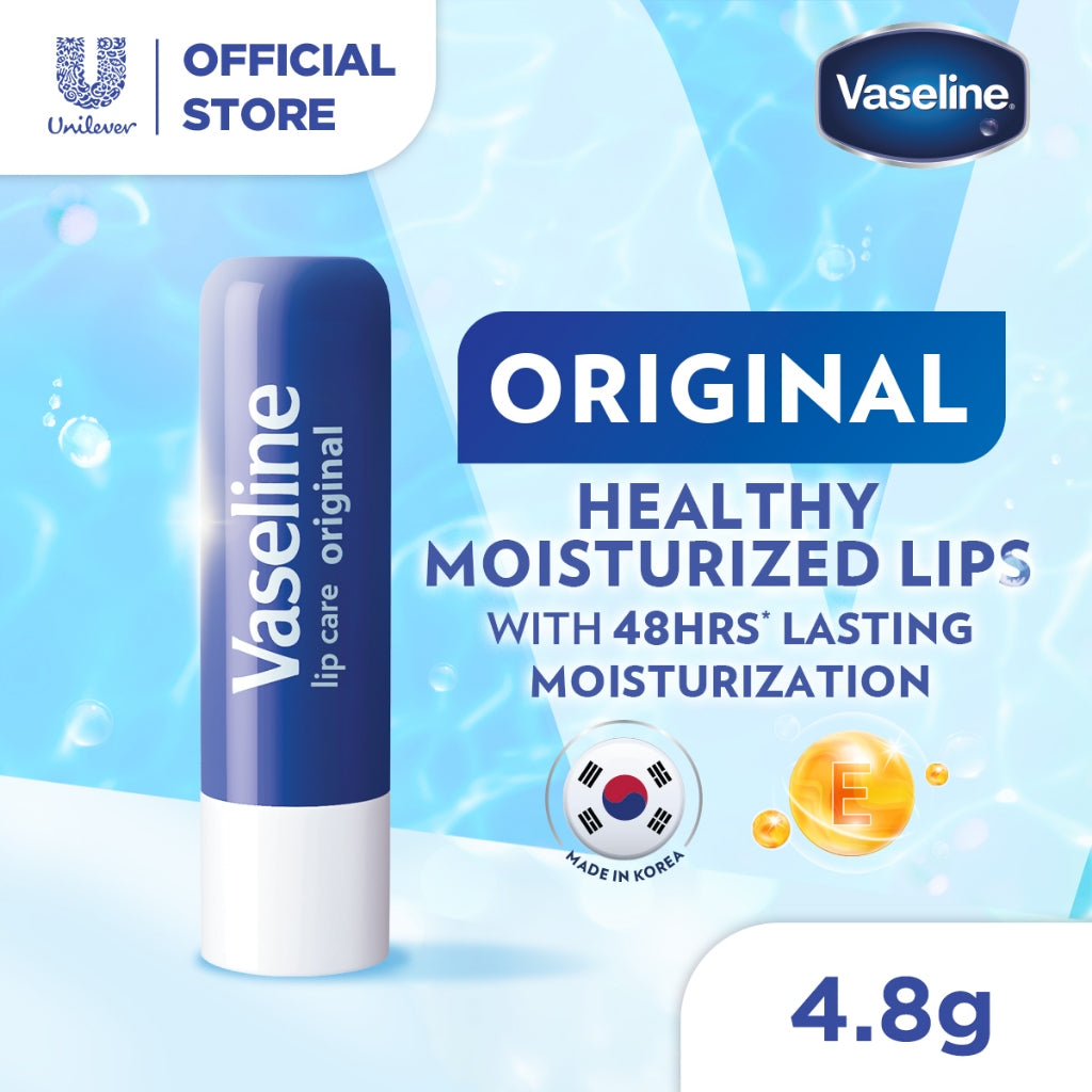 Vaseline Lip Therapy Balm Stick Original 4.8gr - Pelembab Bibir - Lip Balm