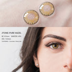 Eyeshare Softlens Omg Abu-Abu Coklat Ungu 1 Pasang 14.0mm Lensa Kontak