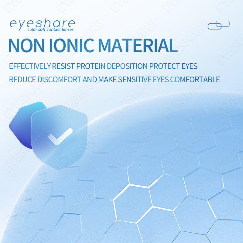 Eyeshare Clear Blue Softlens Minus(-1.00~-6.00) 14.0mm Tanpa Warna Mata Softlen Lensa Kontak