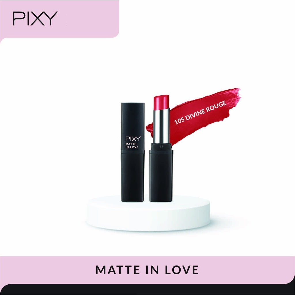 Pixy Lipstick Matte In Love 4,4gr | Lipstik Tahan Lama