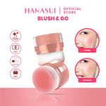 【5 IN 1】Hanasui Korean Make Up Look - 5Pcs Makeup Set Cushion Blush On Liptint Eyebrow Natural Finish Setting Powder Coverage Hingga 24 Jam