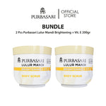 [Bundle Hemat] Purbasari Lulur Mandi Brightening 200 gr / Lulur Pemutih Whitening Pencerah / Lulur pelembab kulit / Lulur Badan perontok daki / Menyamarkan flek hitam / Melembabkan / Mencerahkan