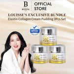 [Louisse's Exclusive] PREMIERE BEAUTE ELASTIN COLLAGEN Repair Cream Pudding 50G*3Pcs set DERMA CARE ANTI-AGING Whitening Remove melanin Tightening Moisturizing [BPOM]