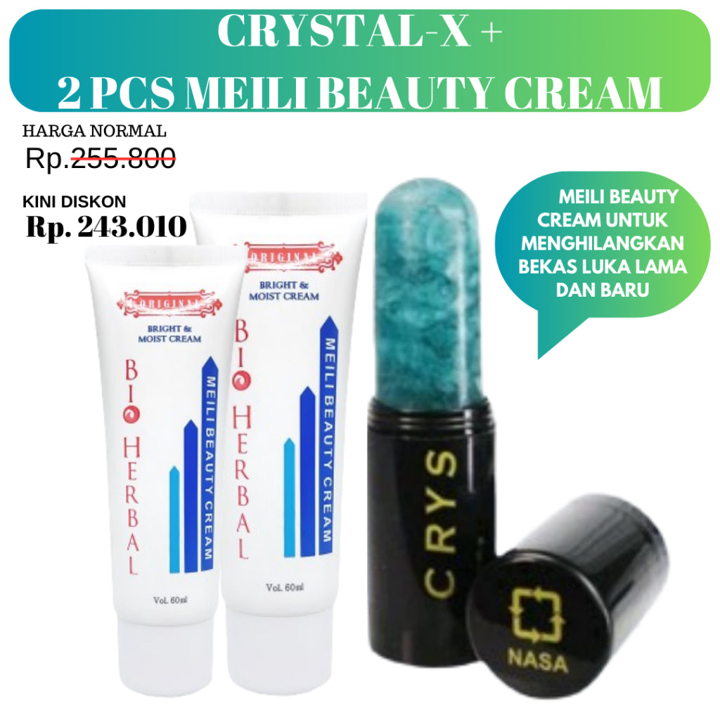 (KEMASAN BARU) CRYSTAL X NASA Cristal X Nasa Original Keristal X Kristal X NCX Asli