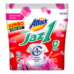 ATTACK JAZ1 DETERGEN BUBUK SEMERBAK CINTA 800 GRAM/PESONA SEGAR 800 GRAM/DETERGEL 700GRAM/DETERGENT BUBUK+SOFTERNER ROSE BERRY/PESONA SEGAR/SEMERBAK CINTA/1.6KG/1600 KILOGRAM