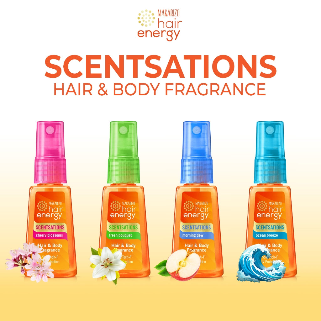 Makarizo Hair Energy Scentsations Hair Fragrance Morning Dew 30 mL Parfum Rambut