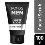 POND'S MEN FACIAL SCRUB WHITE BOOST 100GRAM/ACNE SOLUTION FACIAL FOAM CLEAR OIL CONTROL/LIGHTENING OIL CLEAR 100 GRAM/ULTRA BRIGHT OIL FUGHTER 100 GRAM/SKINCARED MEN/MINYAK/KUSAM/PONDS COWOK/FACIAL SCRUB