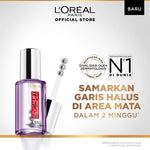 BARU! L'Oreal Paris Triple Roller 2.5% Hyaluron + Caffein Eye Serum Skincare - 20ml (Eye Serum dengan Instant Cooling Effect untuk menyamarkan garis halus dalam 2 minggu)