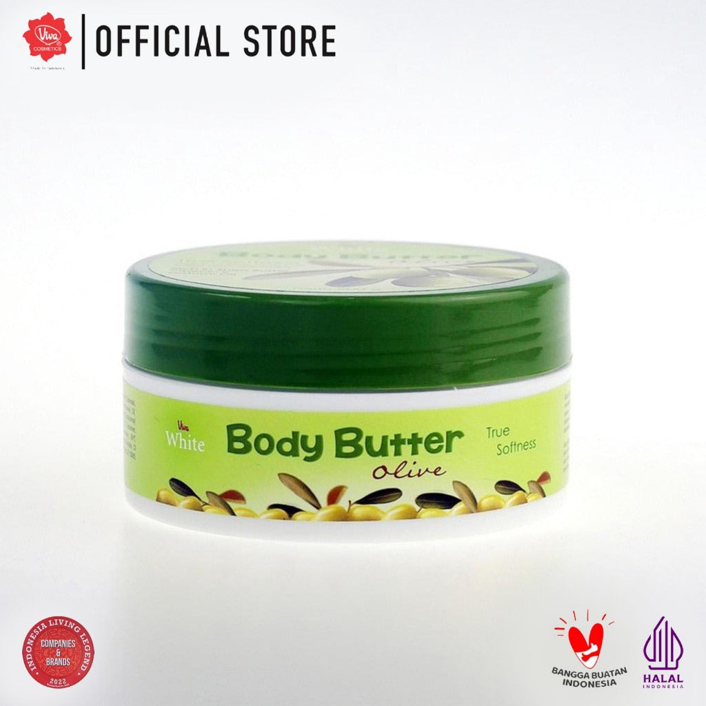 Viva White Body Butter Olive with Vit E - 200 Gr