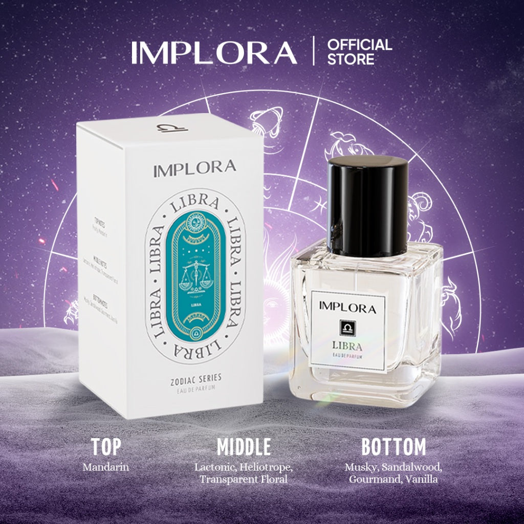 Implora Zodiac Series Eau De Parfum | Tahan Lama | Sweet Fresh Woody