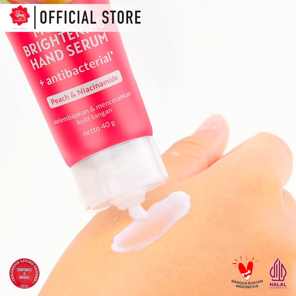 Viva White Hand Serum + Antibacterial with Moisturizing Complex, pH Balanced & Vitamins (VIT E & PRO VIT B5) - tersedia 3 varian