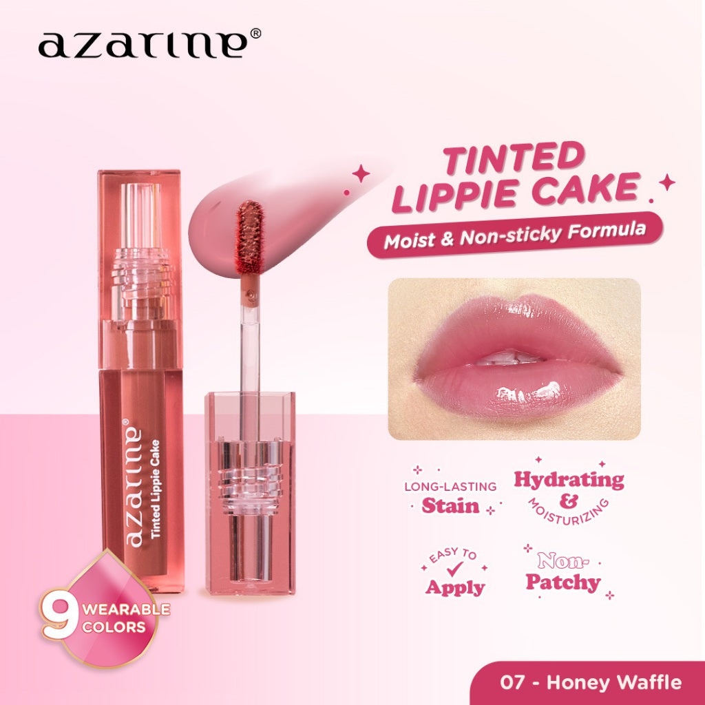 Azarine Tinted Lippie Cake Lip Tint ala Korea Longlasting Hydrating Extra Moisturizing 2.9ml