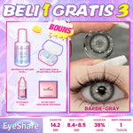 Eyeshare COD 4 Item Paket kombinasi (1Pasang Softlens+60ml solusi+8ml tetes mata+kotak cermin)