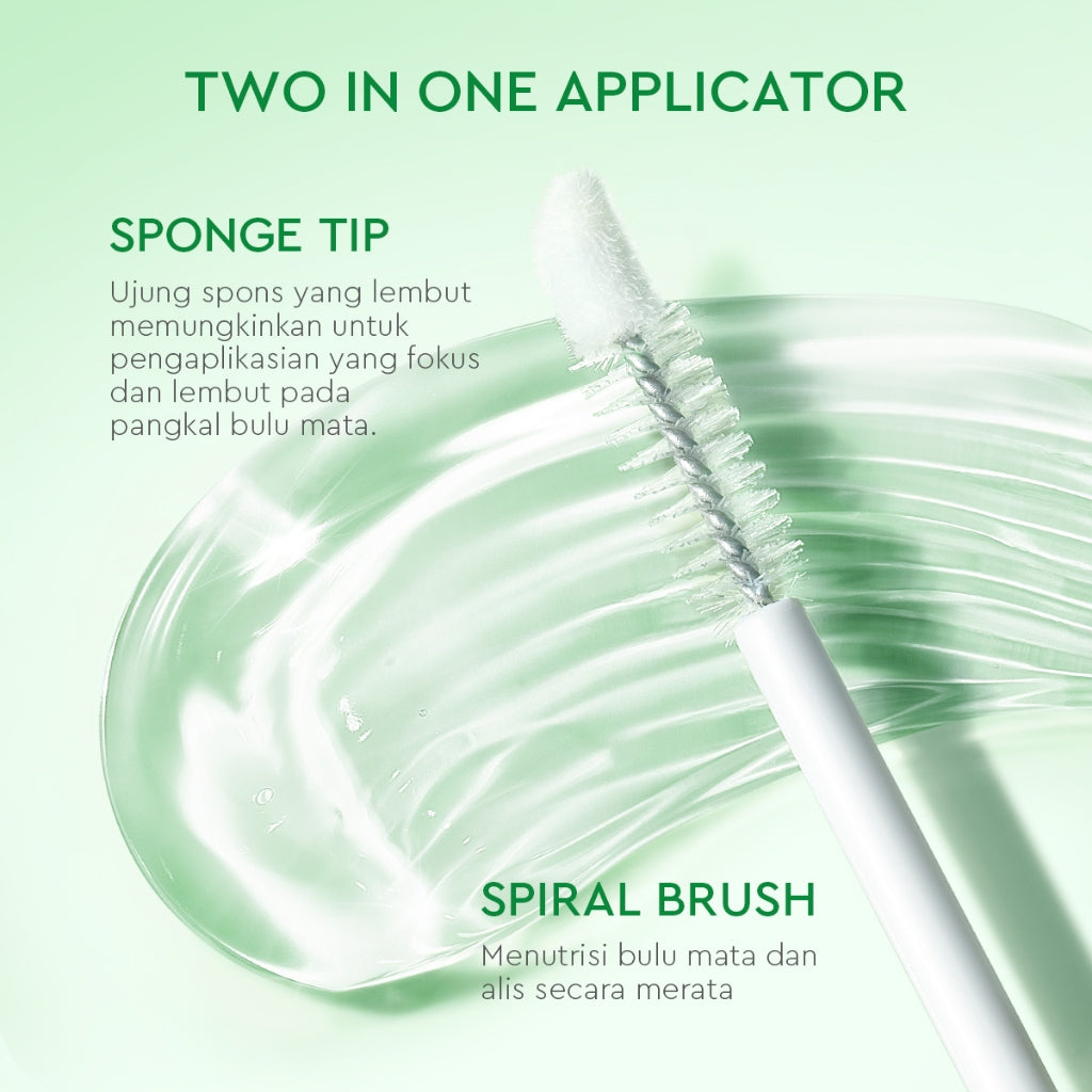 Glad2Glow 2in1 Eyelash & BROW INTENSE SERUM Eyelash Extension -Serum Penumbuh Bulu Mata dan Alis g2glow official store