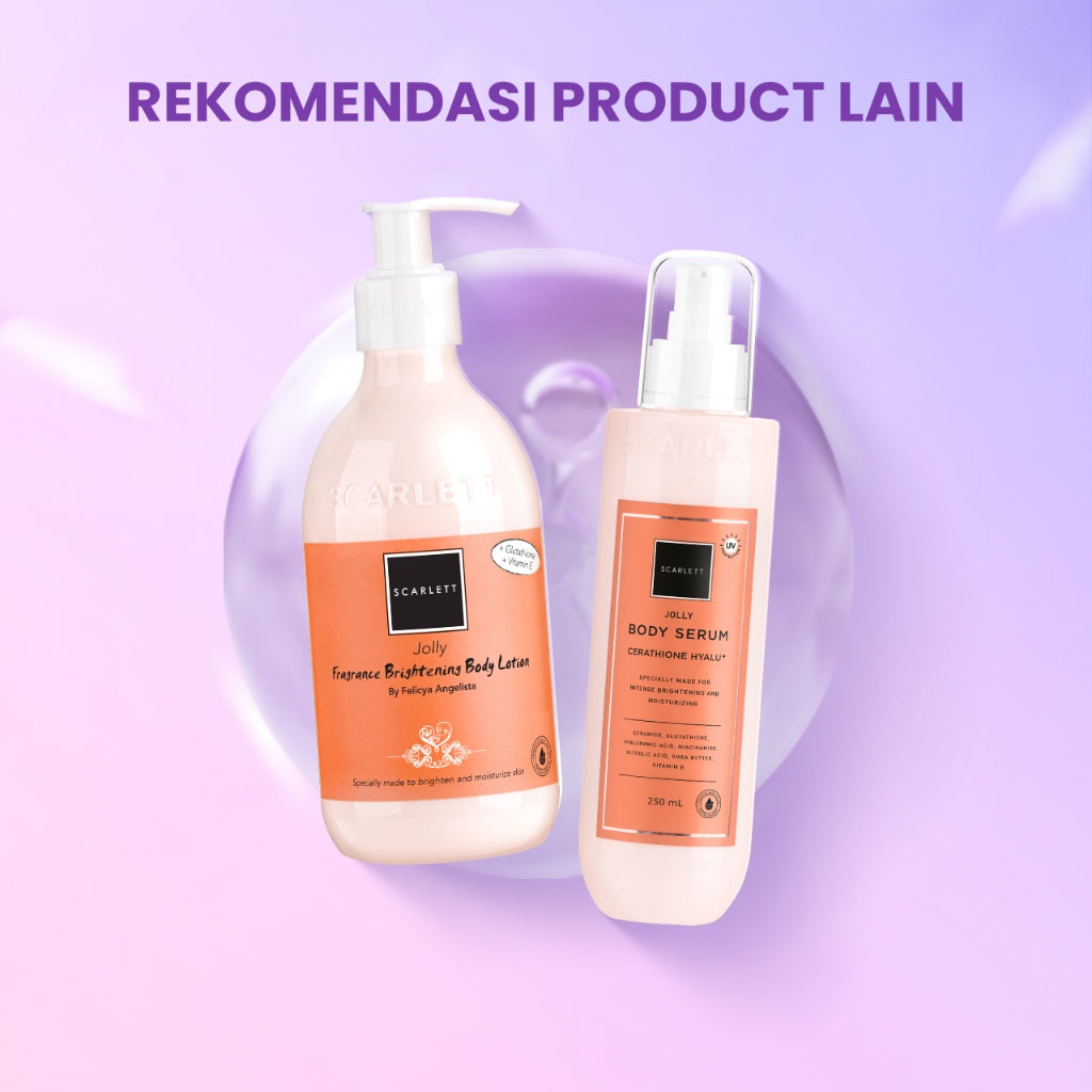 Scarlett Whitening Body Serum ( Happy, Jolly, Charming ) Melembabkan dan Mencerahkan
