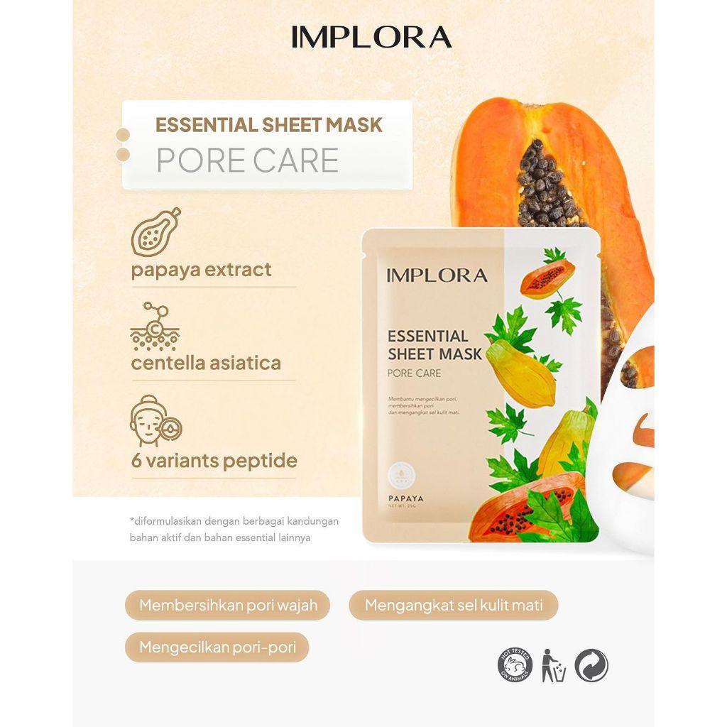 [12 PCS] Implora Essential Sheet Mask