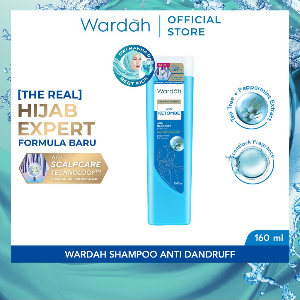 Wardah Shampoo Anti Dandruff Twin Pack