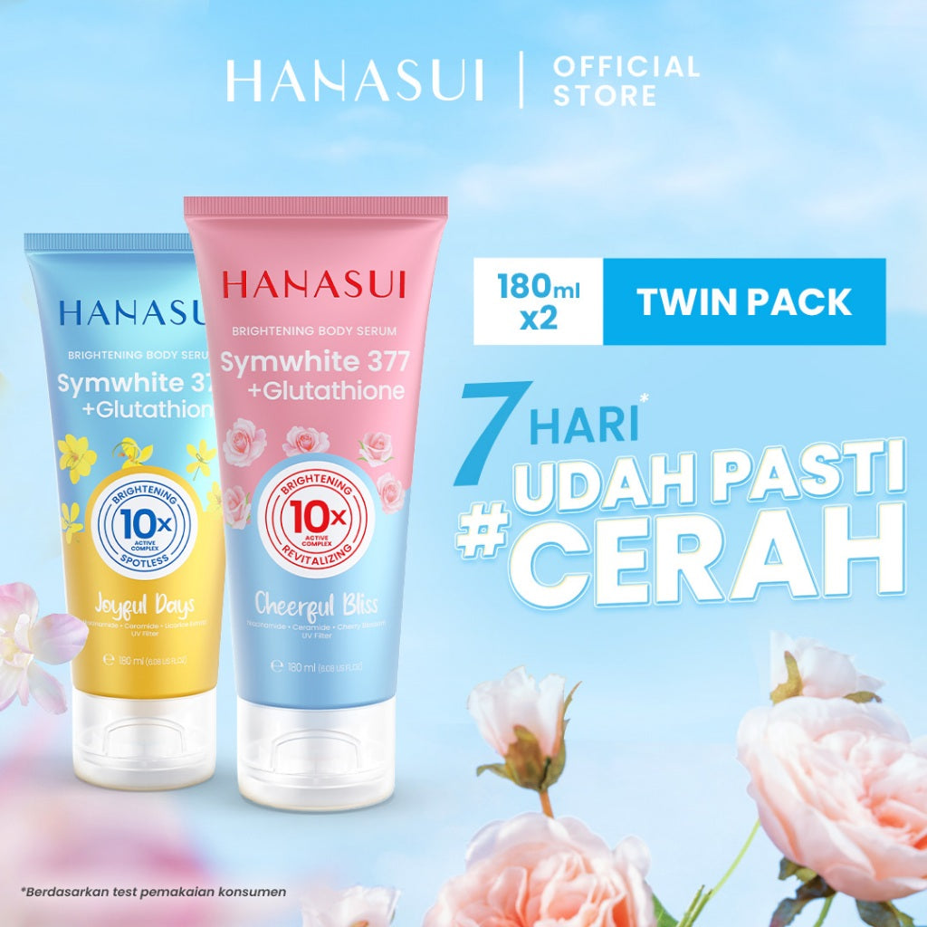 Hanasui Brightening Body Serum - Body Serum With Symwhite377 + Glutathione Mencerahkan & Menghidrasi Kulit