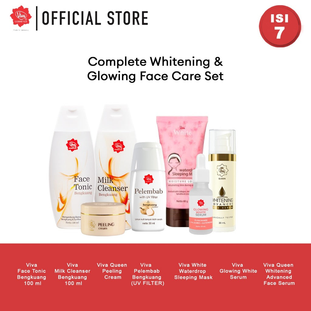 [PROMO] Paket Complete Whitening & Glowing Face Care Set