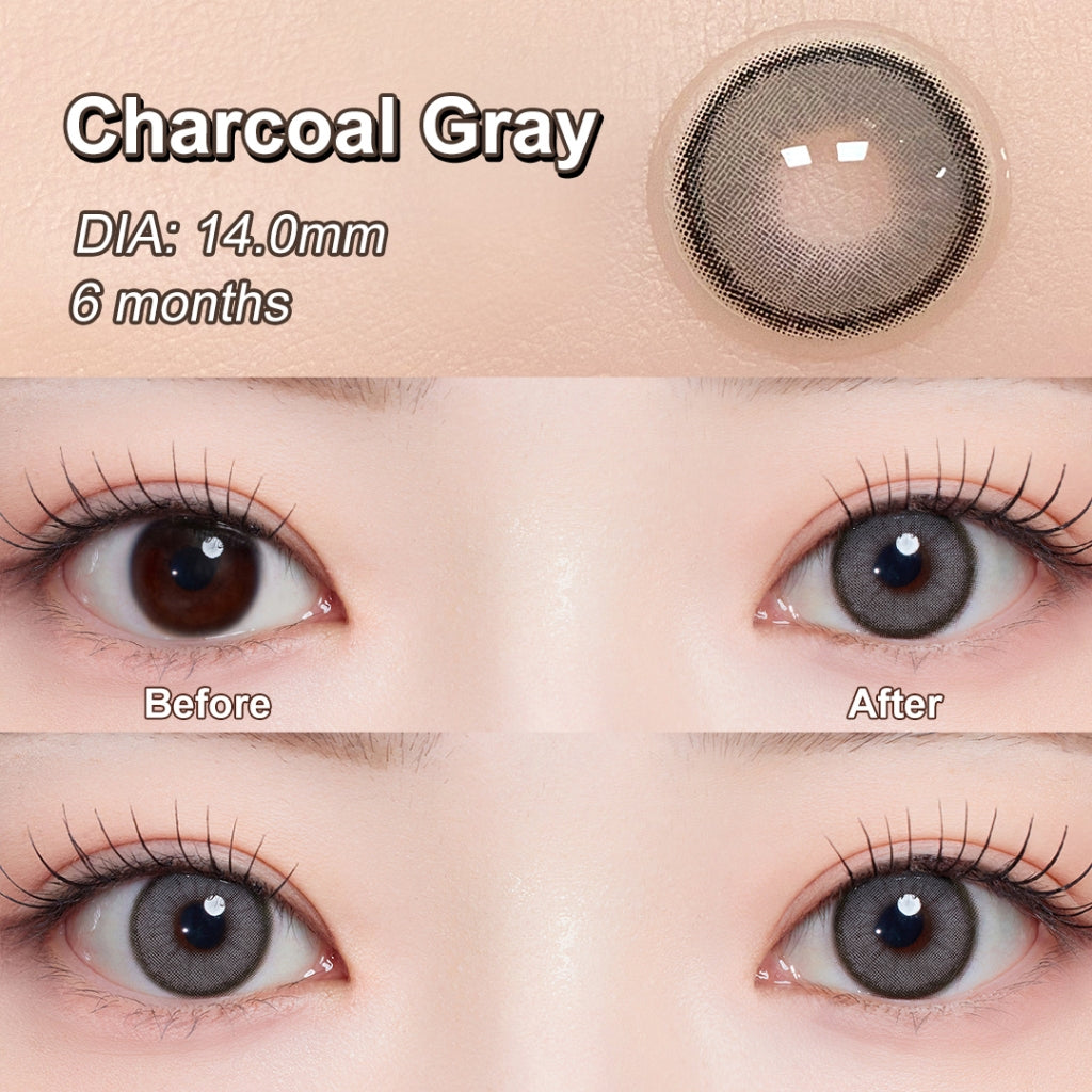 [0.00 s/d -6.00] Magister Softlens Minus Rose softlens 14 mm Lensa kontak berwarna Nude Brown