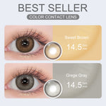 [0.00 s/d -6.00]Magister Softlens Minus14.5mm Lensa Kontak Warm Softlens For Big eyes 1Pasang 6bulan