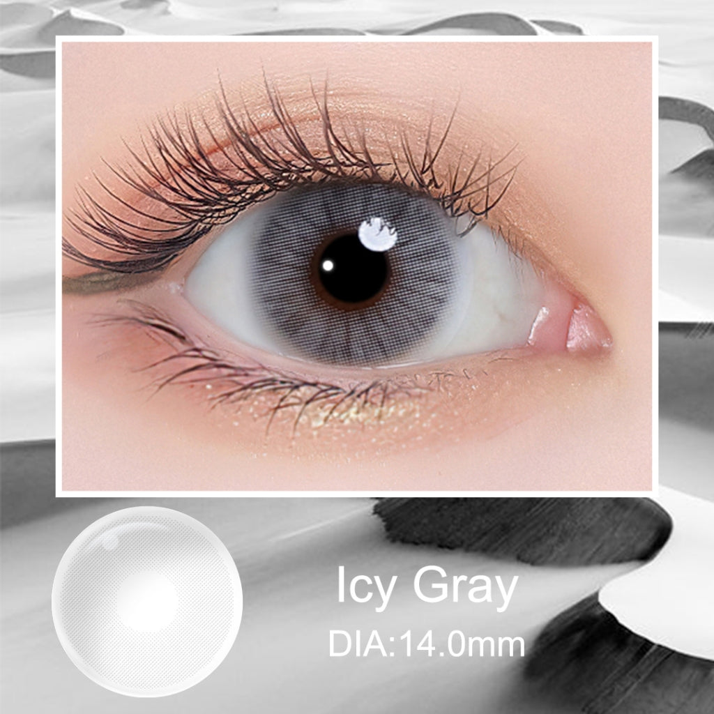Magister Softlens Minus 0.00~-6.00 Soflen 14.0MM Grey 1Pasang lensa kontak warna 6Bulan