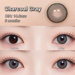 Magister Softlens Minus 0.00~-6.00 Soflen 14.0MM Grey 1Pasang lensa kontak warna 6Bulan