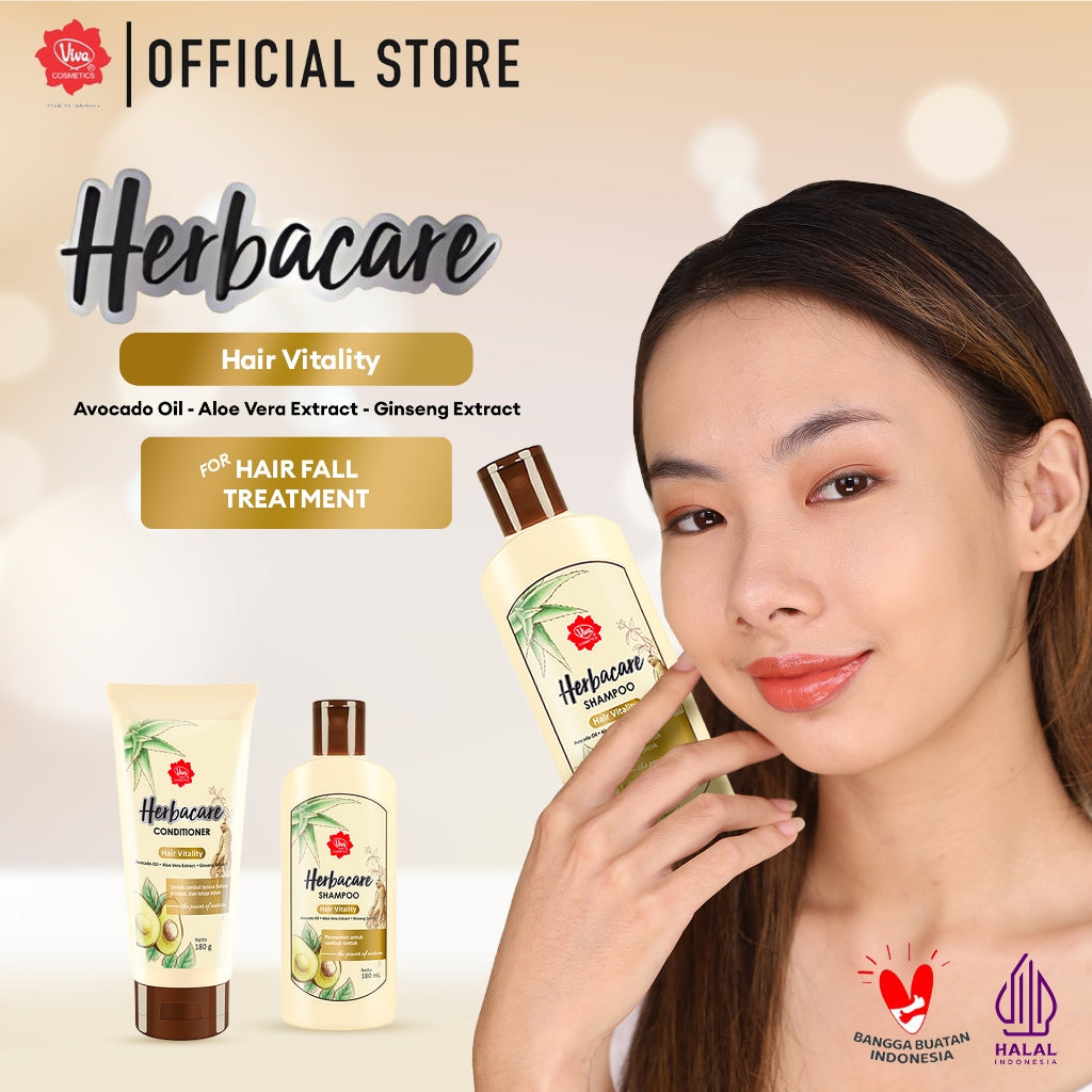 Viva Herbacare Shampoo - 180ml (tersedia 3 variant)