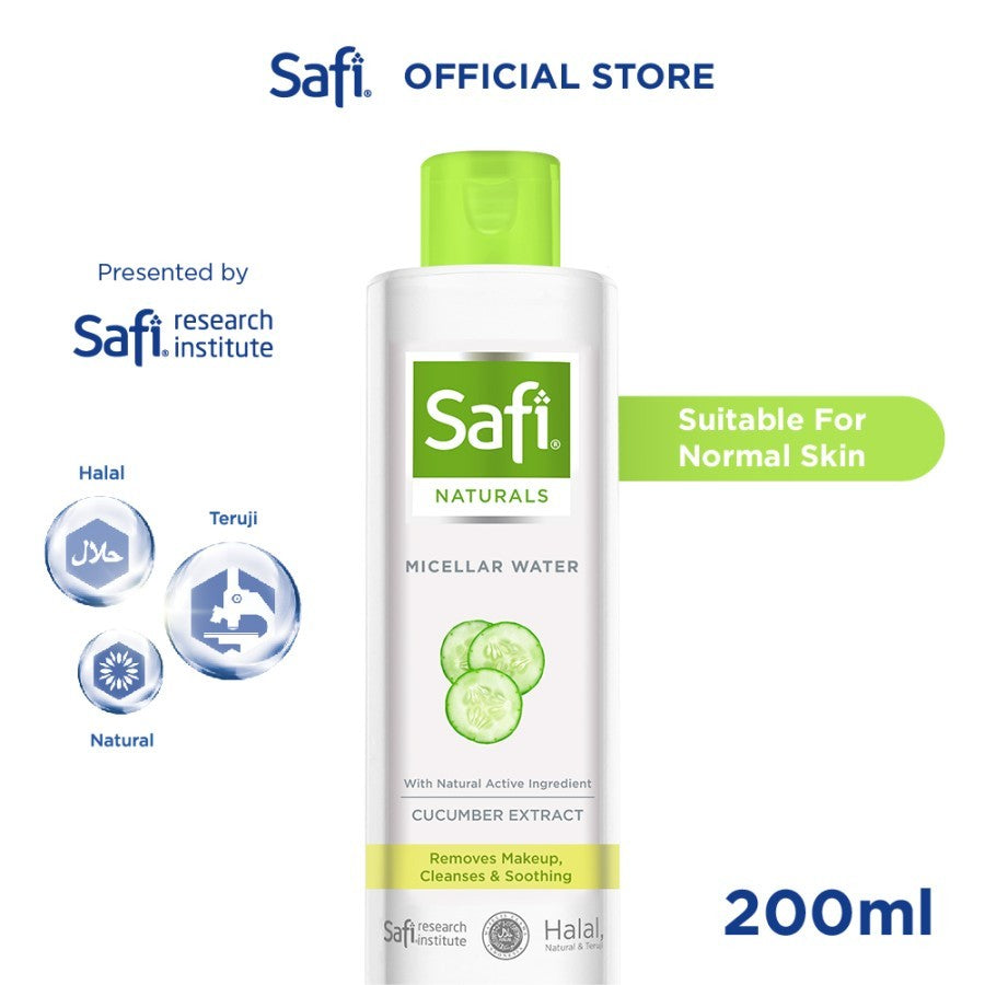 Safi Naturals Micellar Water With Cucumber 200ml