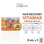Makarizo Advisor Hair Recovery Vitamax 8mLx3 - Vitamin Rambut / Hair Vitamin / Serum Rambut
