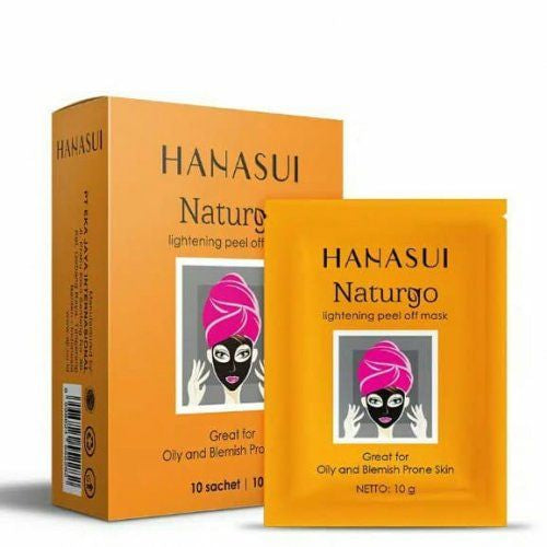 HANASUI NATURGO BLACK / GOLD  MASK 10GR