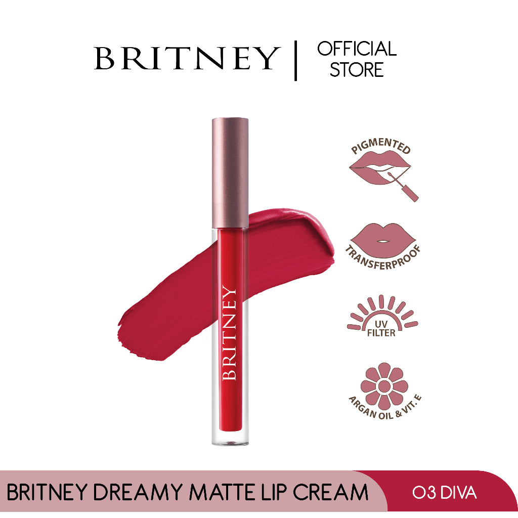 [DAPAT 5] Purbasari Britney Dreamy Matte Lip Cream