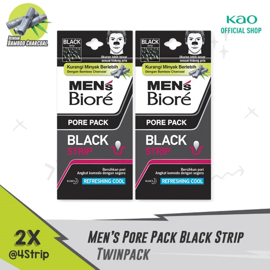 Men's Biore Pore Pack Black Twinpack