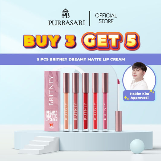 [DAPAT 5] HAKIM KIM APPROVED Purbasari Britney Dreamy Matte Lip Cream