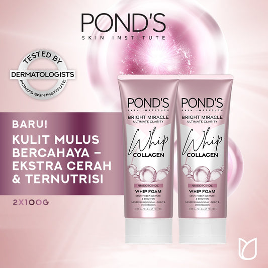 :Pond's Bright Miracle Ultimate Clarity Facial Whip Foam 100G x2
