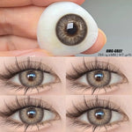 Eyeshare Softlens Minus(-1.00 ~ -8.00) Omg Brown 14.0mm Softlens Mata Softlens Warna Lensa Kontak Soflen