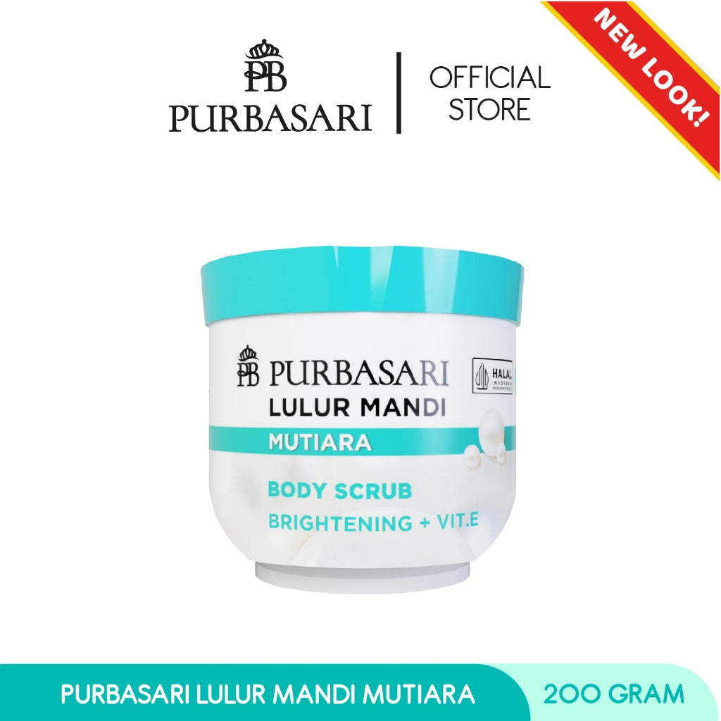 [Bundle Hemat] Purbasari Lulur Mandi Mutiara 200 gr / Lulur Pemutih Whitening Pencerah / Lulur pelembab kulit / Lulur Badan perontok daki / Menyamarkan flek hitam / Melembabkan / Mencerahkan