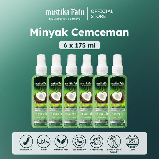 Mustika Ratu Minyak Cemceman 175ml - 6pcs