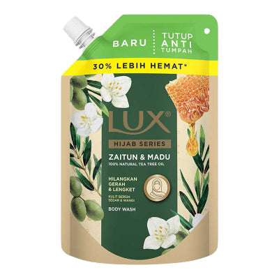 LUX SABUN MANDI CAIR/LUX BOTANICALS/SOFT ROSE/VELVET JASMINEMAGICAL ORCHARD/HONEY ZAITUN MADU/400ML/825ML