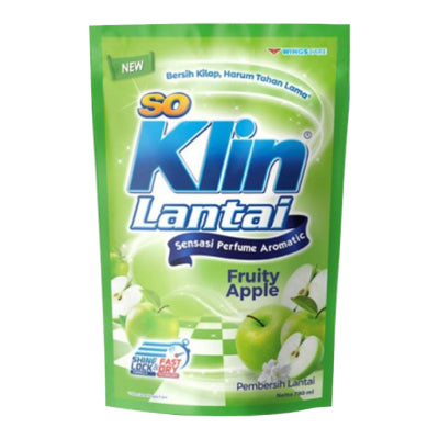 SO KLIN PEMBERSIH LANTAI CLEAN & PROTECT CITRUS GARDEN REFIL 1600ML/ 700ML/SEREH 780ML/CITRUS LEMON 780ML/FLORAL LAVENNDER 780ML/FRUITY APPLE 780ML/PEMBERSIH LANTAI