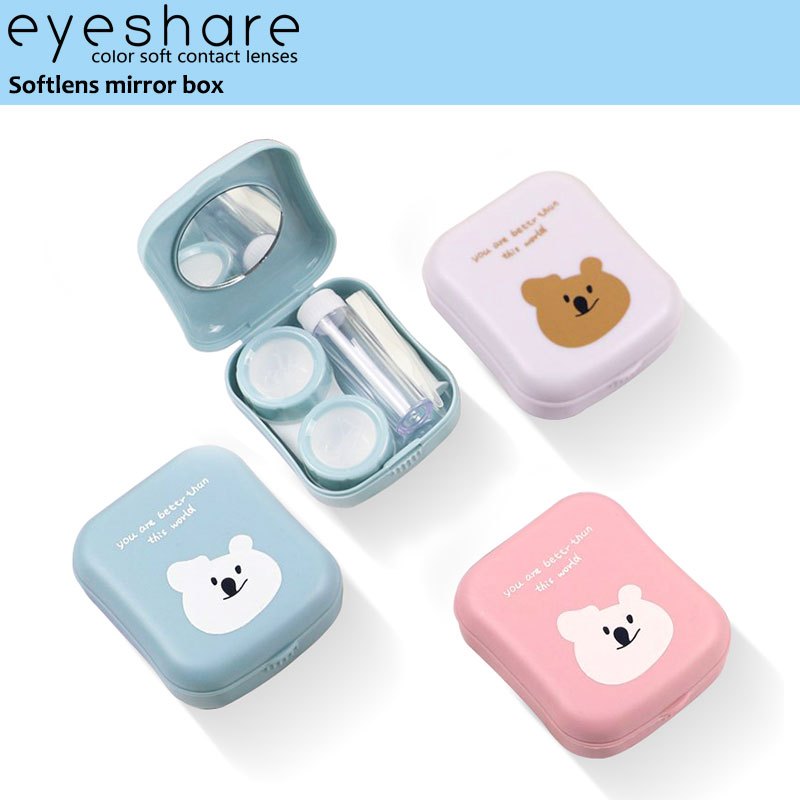 Eyeshare Kotak Softlens Case Lensa Kontak Berwarna