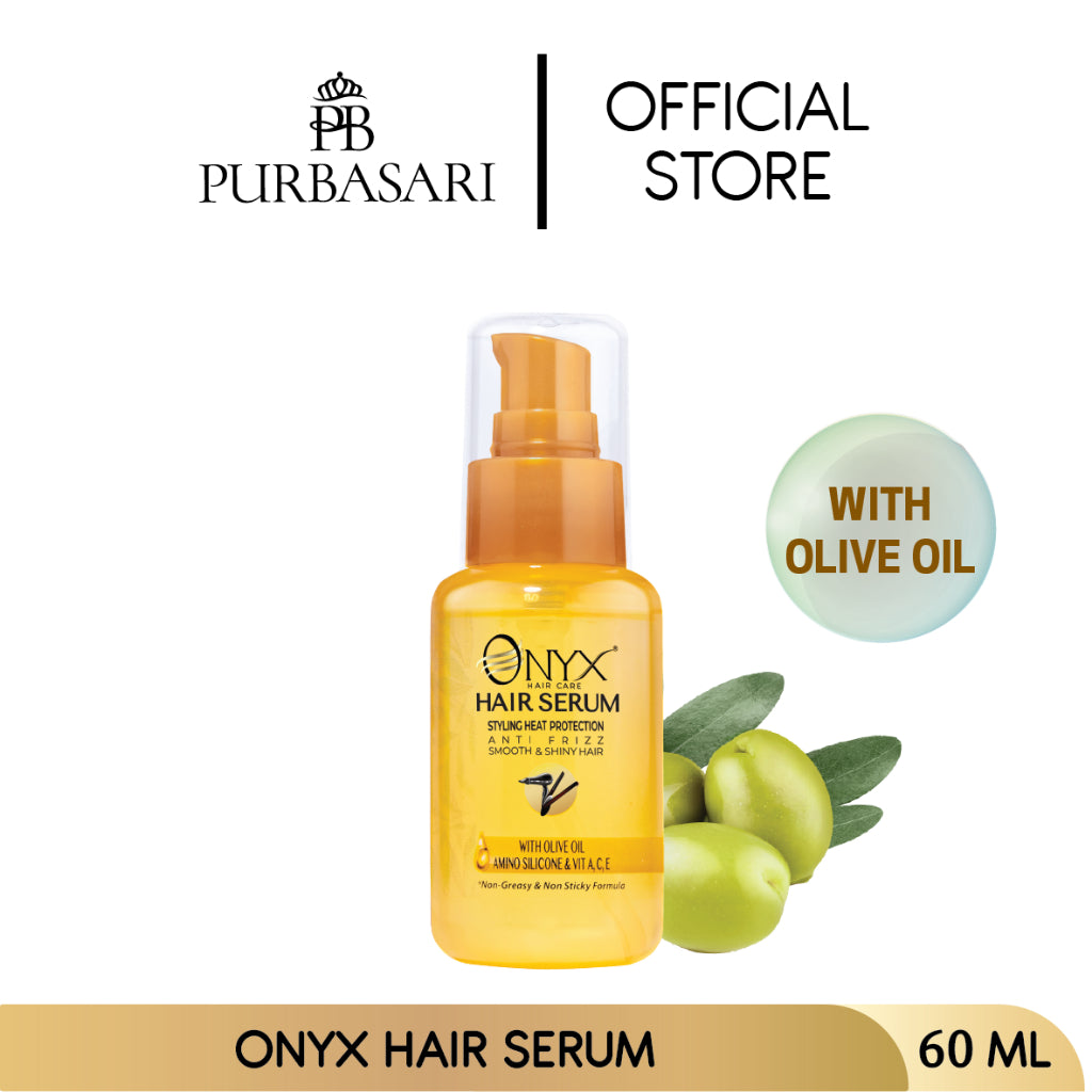 [isi 2pcs] Purbasari White Glow Body serum & Onyx Hair Serum