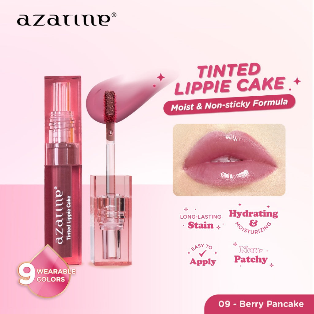 Azarine Tinted Lippie Cake Lip Tint ala Korea Longlasting Hydrating Extra Moisturizing 2.9ml