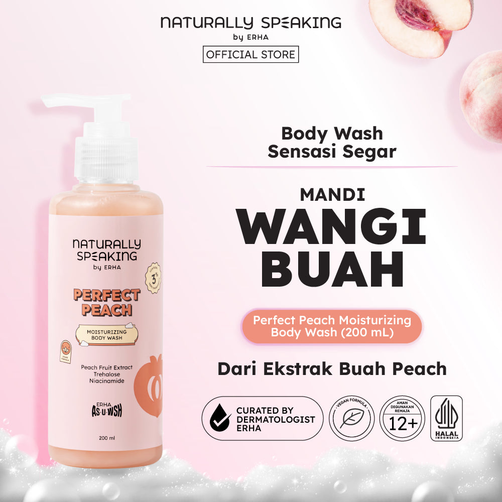 Naturally Speaking Perfect Peach Moisturizing Body Wash 200ml