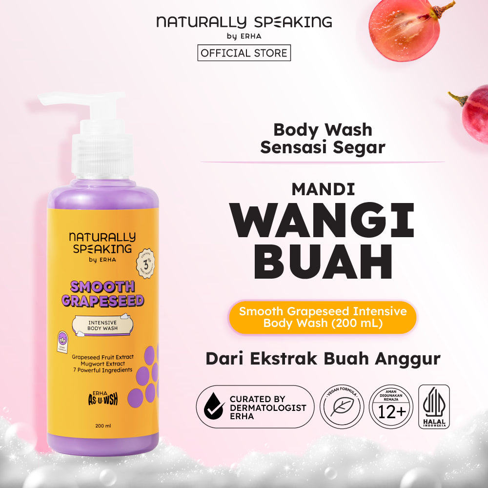 Naturally Speaking Smooth Grapeseed Intensive Body Wash 200ml