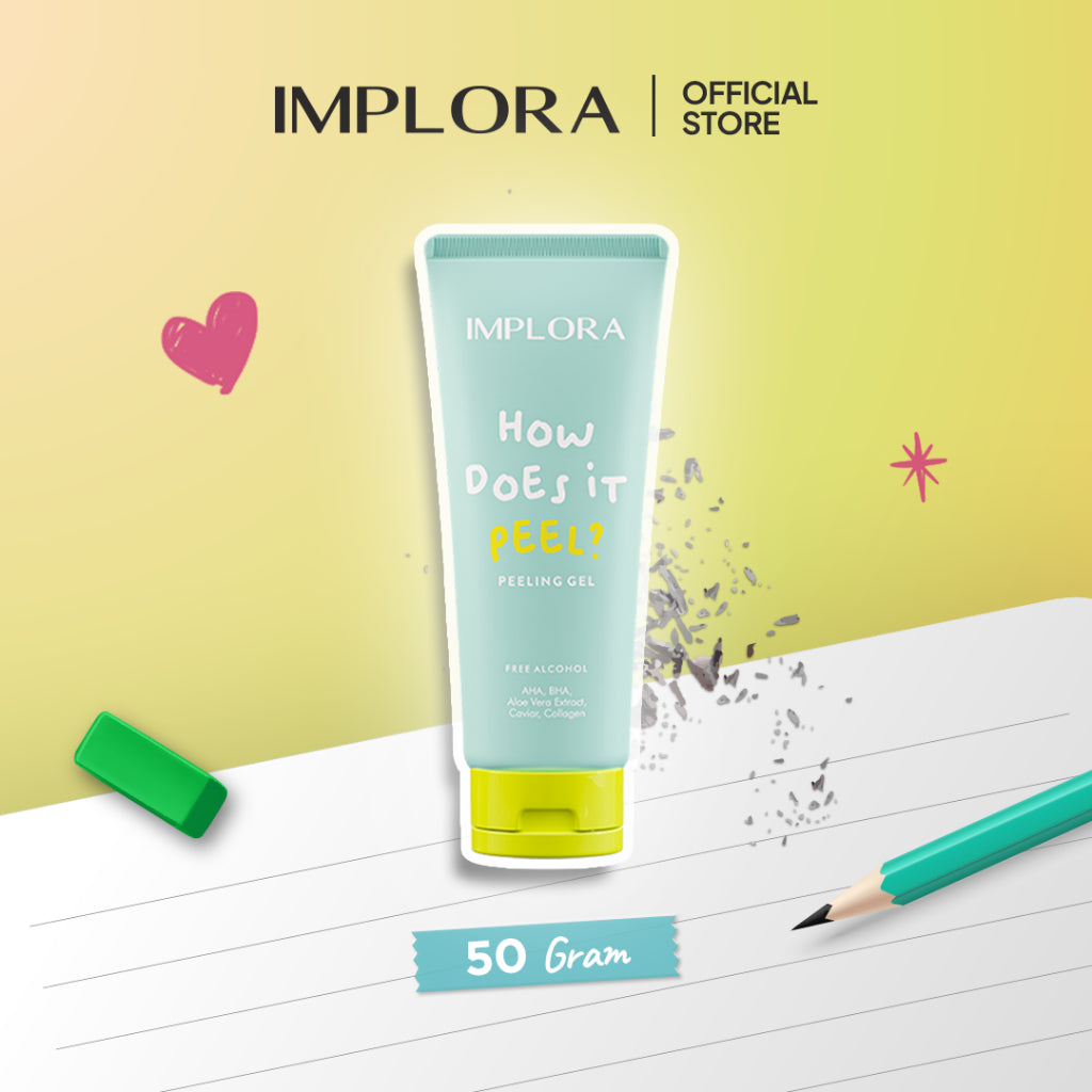 Implora How Does It Peel - Peeling Gel | Exfoliating | AHA BHA Aloe vera