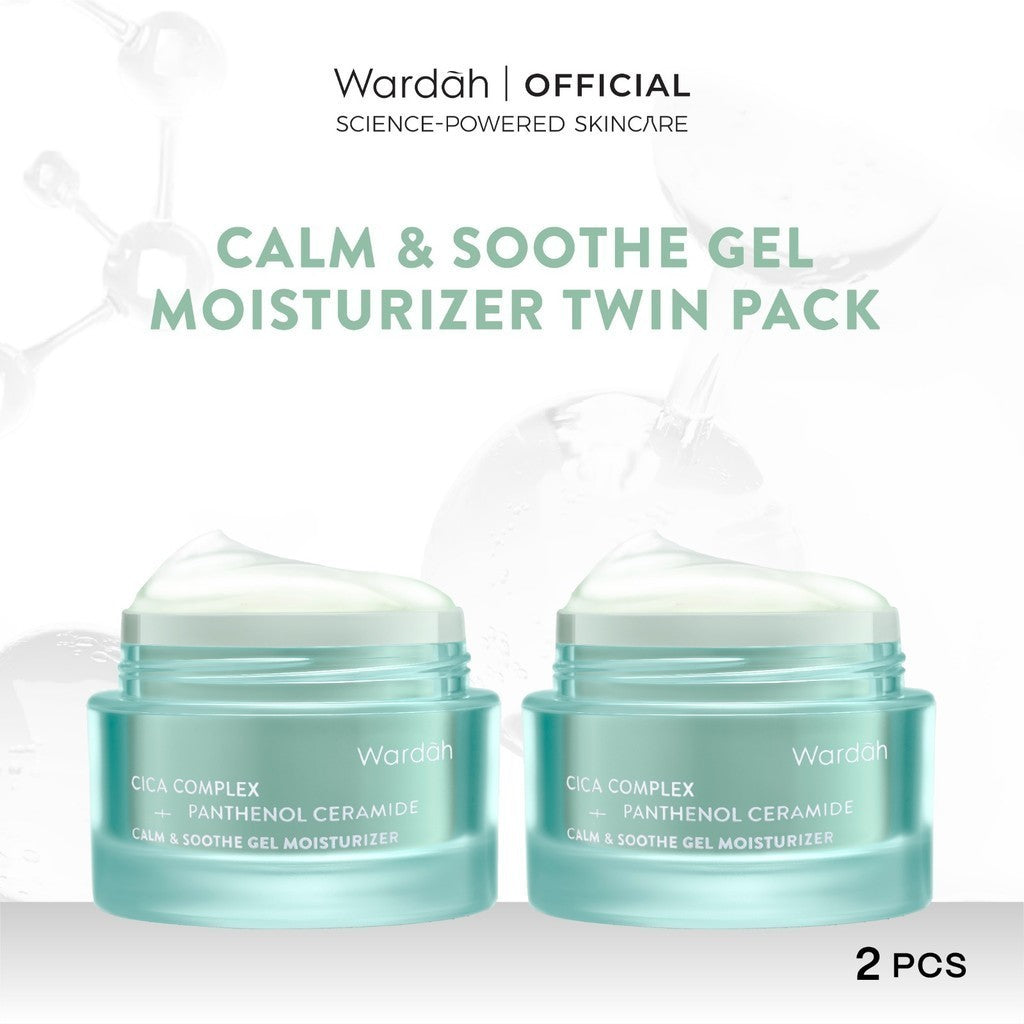 New! WARDAH Moisturizer Gel Twinpack All Variant - 30 g - Skincare