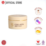 [Super Pack !!!] Viva Queen Collagen Night Cream with Vit A & F - 22gr - (2 pcs)