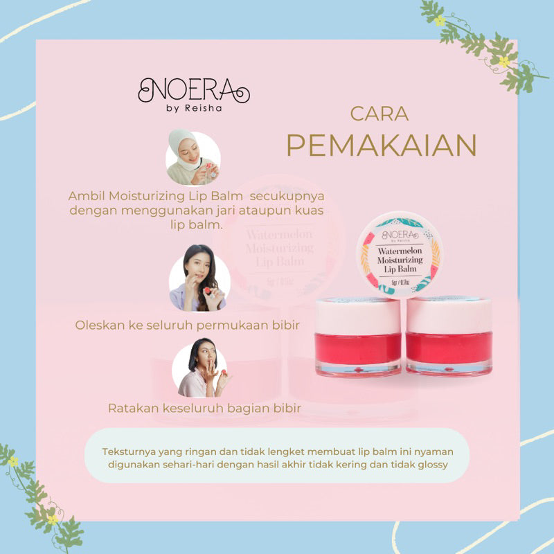 Noera Watermelon Moisturizing Lip Balm
