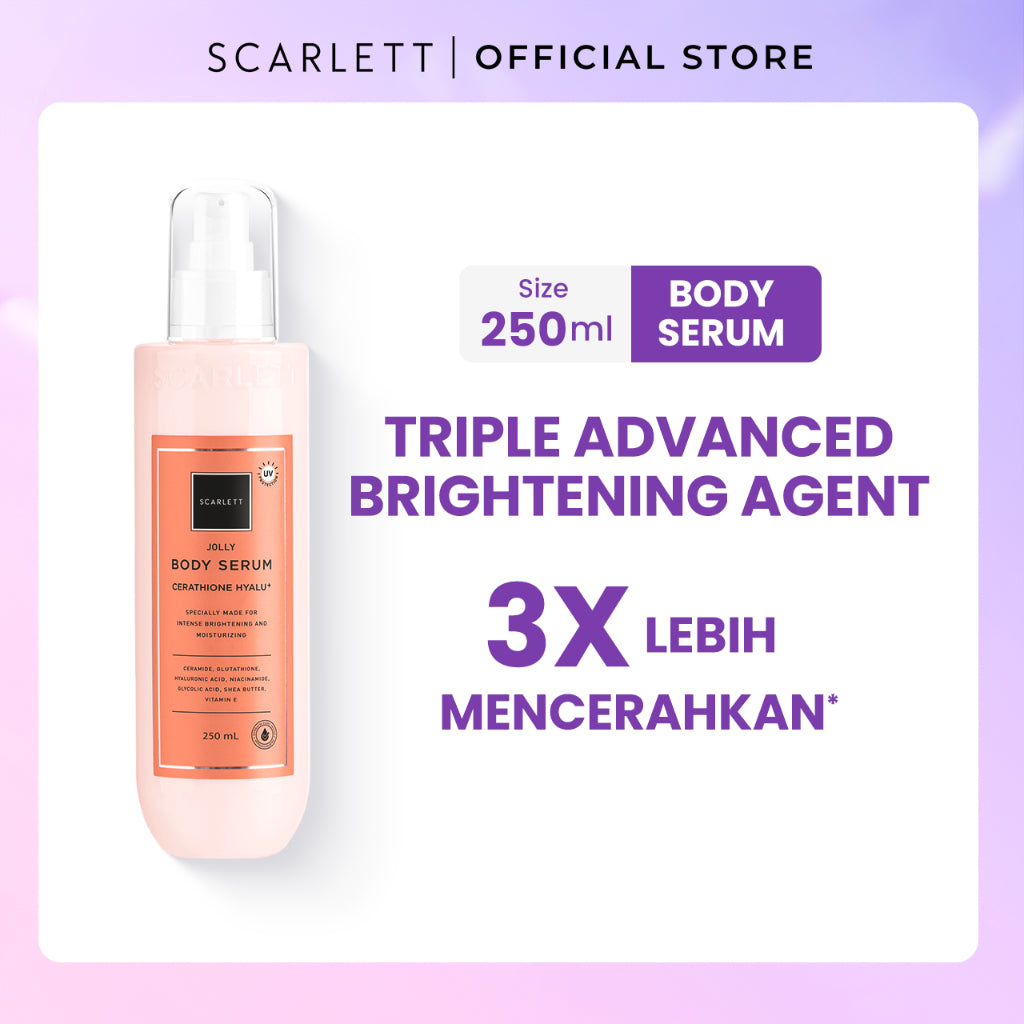 Scarlett Whitening Jolly Series - Paket Body Care Scarlett Lengkap dengan Aroma Wangi Mewah untuk Mencerahkan Melembabkan Menutrisi Kulit || Fragrance Body Care Approved